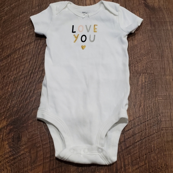 Carters 4 Baby Girl Cotton Bodysuit Polka Dot White Blue Purple Yellow Casual 6M - Picture 8 of 11